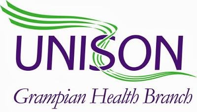 Unison Grampian Health Board logo